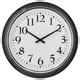 BRAVUR wall clock, black, 59 cm (23 ¼") - IKEA