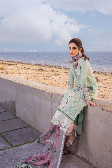 Saira Rizwan X Maya Ali Luxury Lawn Collection 2024 – KESHI - SRLL24-0 ...