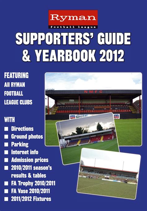 Buy Ryman Football League Supporters' Guide & Yearbook 2012 (Supporters ...