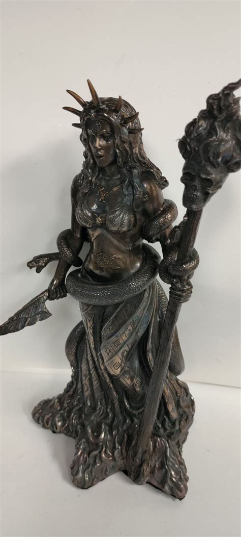 Unique Hecate the Greek Goddess of Magic Hand Painted 10'' H - Etsy