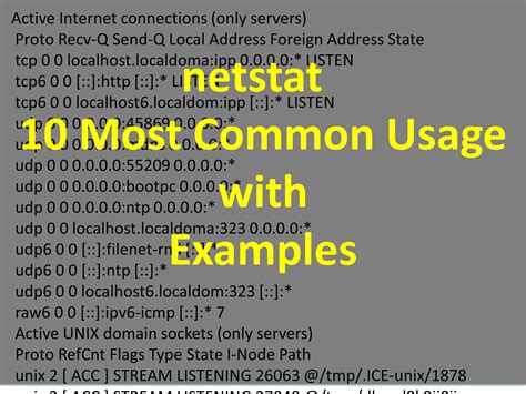 Image result for Netstat Command Cheat Sheet