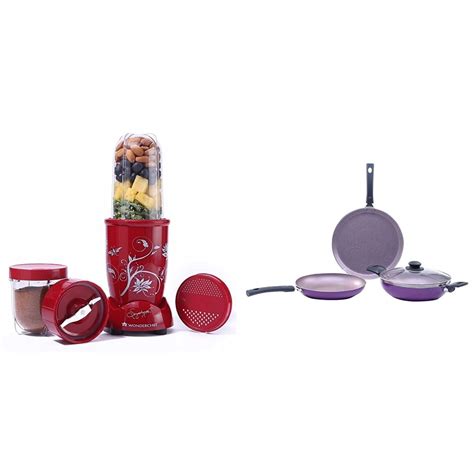 Buy Wonderchef Nutri-blend Mixer, Grinder & Blender | Red & Wonderchef ...