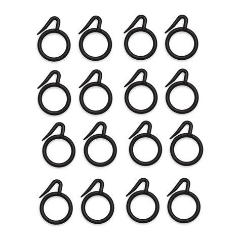 Buy ProKart Premium Plastic Curtain Ring Hook for Doors Windows ...