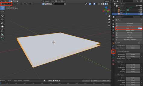Image result for Blender 2.9 Cloth Simulation Parameters