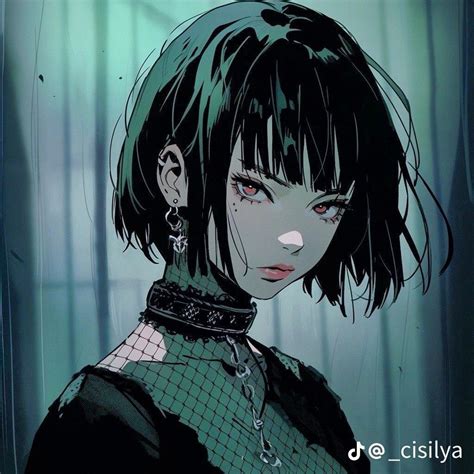 Anime | Anime goth, Anime character drawing, Character art