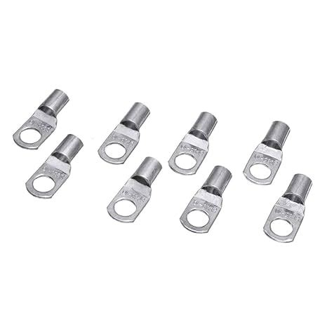 Roshuz 16 Sq mm [ Pack of 20 Lugs ] I 6 AWG Cable Size I Tinned Copper ...