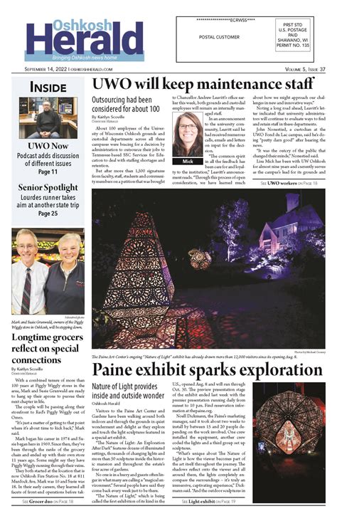 September 14, 2022 Oshkosh Herald - Oshkosh Herald