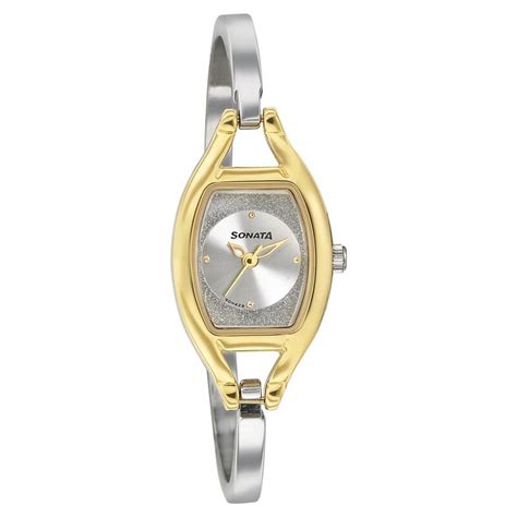 Buy Online Sonata Pankh Silver Dial Women Watch With Metal Strap ...