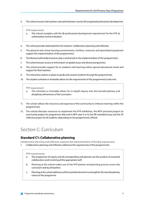 The Curriculum Framework of The Primary Years Programme (PYP) of The IB ...