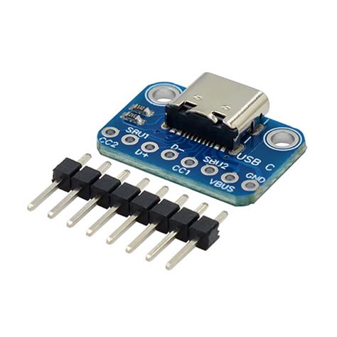 Buy USB 3.1 Type C 16 Pin Female Connector Breakout Board With Header ...