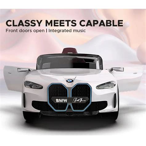 EMotorad Formula Fun BMW i4 Ride-On Car for Kids – Battery Operated wi ...