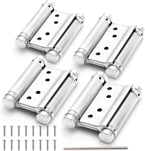 KOLET Double Action Door Hinges, 3 Inches Swinging Door Hinges with ...