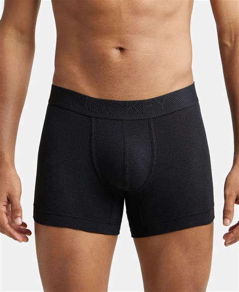Buy Bamboo Cotton Elastane Breathable Mesh Trunk with StayDry Treatment ...