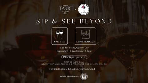Tarot Con PH x La Rosa Vino: Sip & See Beyond, La Rosa Vino, Quezon ...