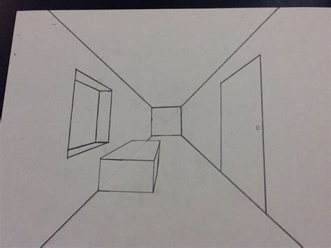 One-Point Perspective (interior) - Abby's Art Website