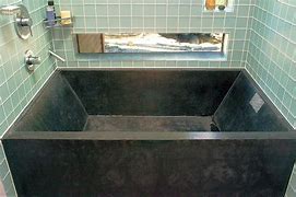 Image result for Cement Bathtub