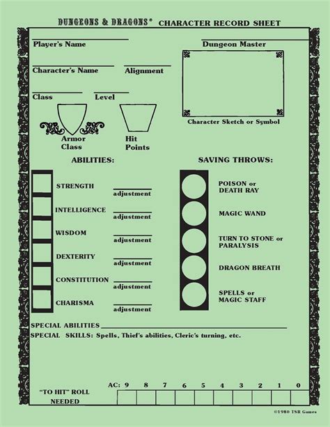 Ultanya: Review: D&D Character Sheets