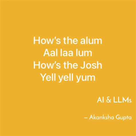AI & LLMs | Quotes & Writings by Akanksha Gupta | YourQuote