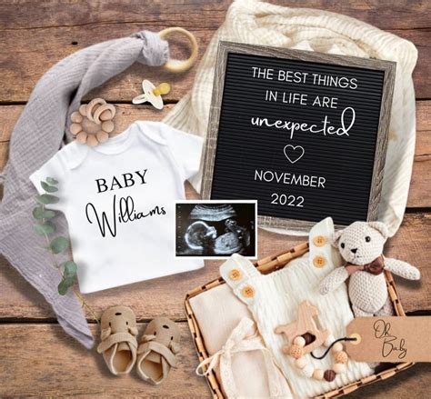 Edit-yourself Pregnancy Announcement For Social Media, 45% OFF