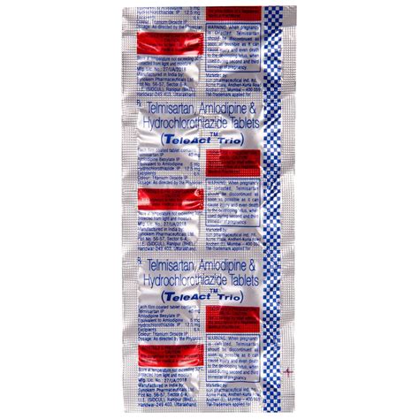 Teleact Trio - Strip of 10 Tablets : Amazon.in: Health & Personal Care