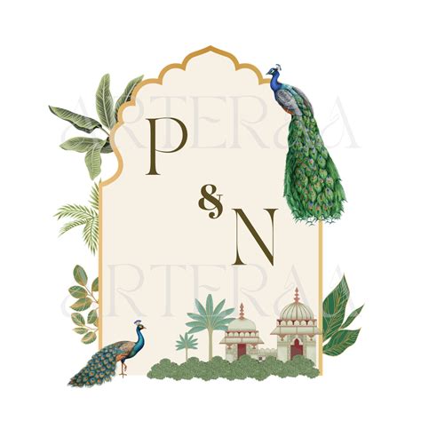 PN Wedding Logo PNG | Couple Initials Monogram | P & N Wedding Emblem ...