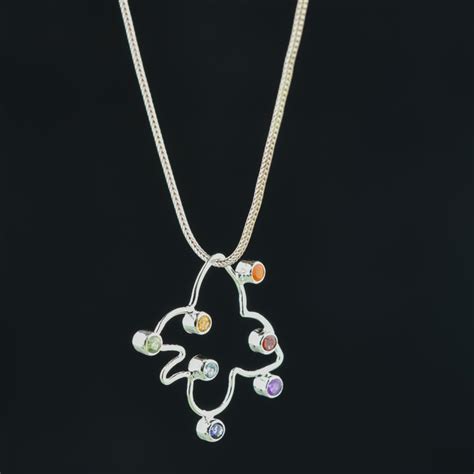 Chakra Charm Silver Pendant | Totapari Jewellery