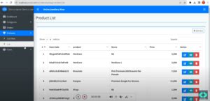 Online Jewellery Shop Management System Project In PHP
