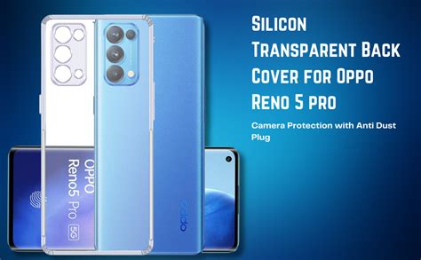 YOFO Silicon Back Cover Case for Oppo Reno 5 Pro (5G) (Transparent ...