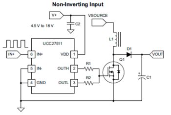 UCC27511 High-Speed, Low-Side Gate Driver - TI | Mouser