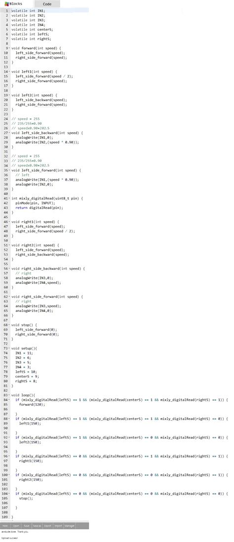 Image result for Crumble Code Autonomouse Robot Following Line Code Example
