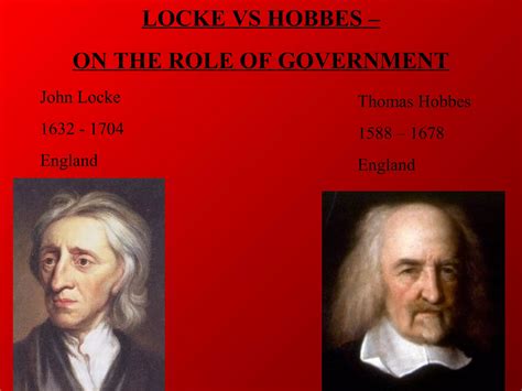 Hobbes Vs Locke