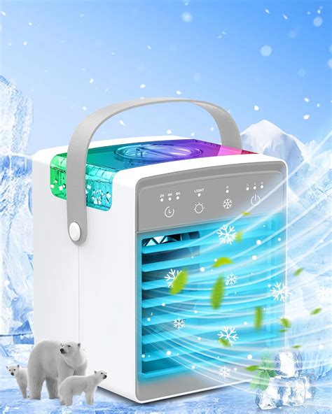 Humutan Portable Air Conditioners, 3 Wind Speeds & 7 LED India | Ubuy
