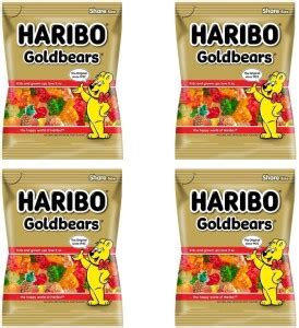 Haribo Goldbears Share Size Bag, Golden & White, Assorted (IMPORTED ...