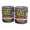 Flex Seal Liquid 128-fl oz Black Pour Waterproof Rubberized Coating (2 ...