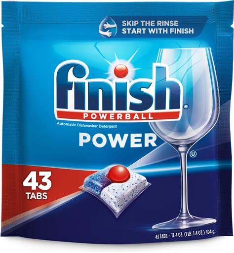 Amazon.com: Finish - Quantum - 68ct - Dishwasher Detergent - Powerball ...