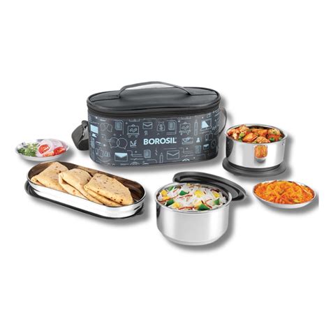 Borosil Carryfresh Lunchbox, Set of 3 – Florapeach