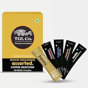 TGL Co. Assorted Instant Coffee Sticks – 25 Sachets | 5 Varieties (3 ...