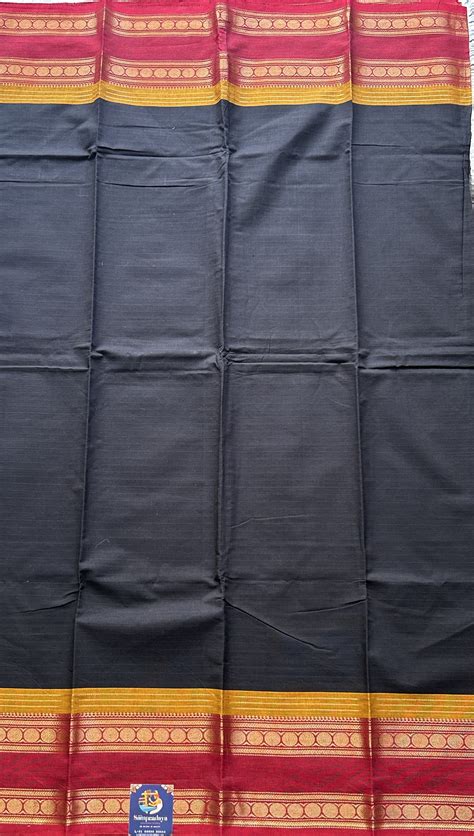 Black Kanchi Cotton Dress Material – Sampradaya Designer Studio