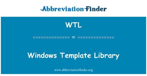 Image result for Windows Template Library