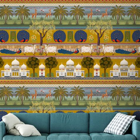 Bageecha- Indian Garden Wallpaper | Life n Colors
