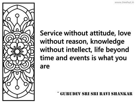 Service without attitude, love without... Inspirational Quote by ...
