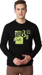PETER ENGLAND Full Sleeve Graphic Print Men Sweatshirt - Buy PETER ...
