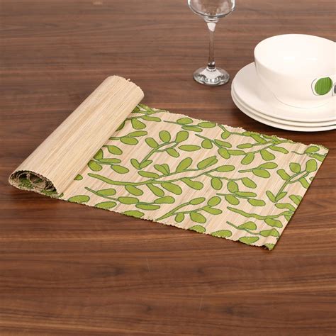 Buy Meadows Printed Straw Runner - 120 X 33 CM from Home Centre at just ...