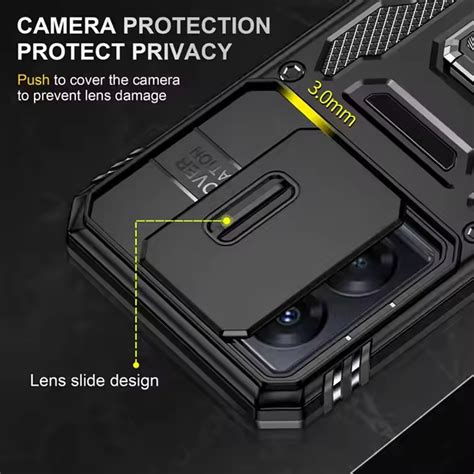 VIVO Y39 5G Armor Military-grade Case With Sliding Camera Cover & 360