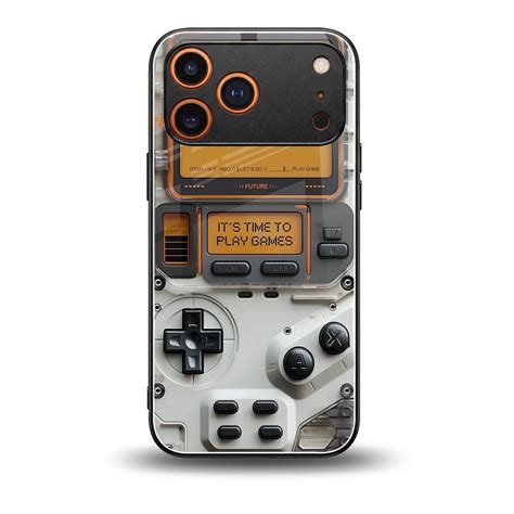 Gameboy Orange Phone Case for Iphone 17 Pro | Glass Case – Boujee