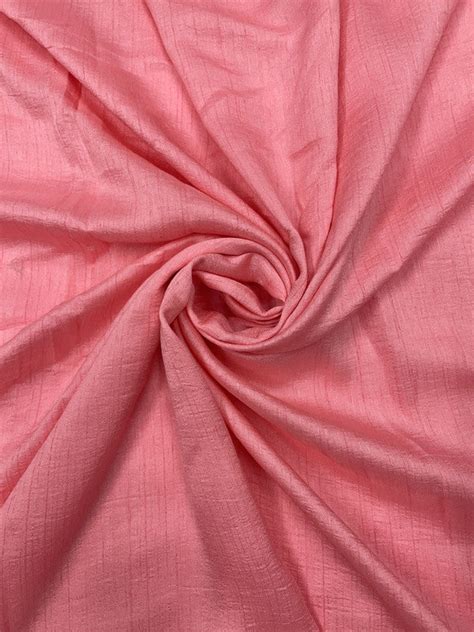 Light Pink Plain Nysaa Silk Fabric (Per Meter - Rs 112 )