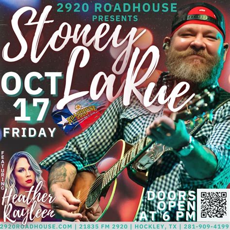 Stoney LaRue with Heather Rayleen , 21835 Fm 2920 Rd, Hockley, TX, 17 ...