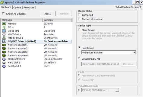 Installing VMware ISO