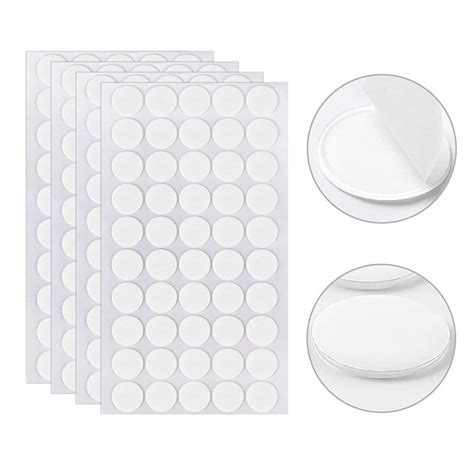 60-100 Dots Double Sided Adhesive Poster Clear Glue Point Tape Round No ...