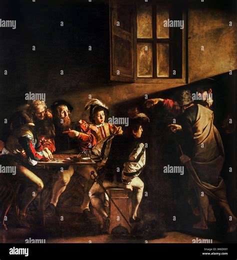 Caravaggio calling saint matthew hi-res stock photography and images ...
